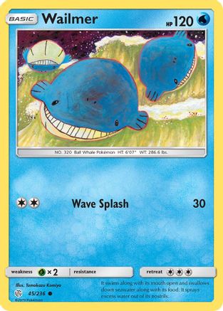Wailmer (45)/236 Common Reverse Holofoil