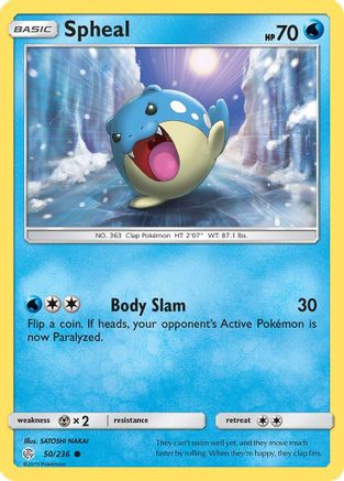 Spheal - 50/236 (50)/236 Common Reverse Holofoil