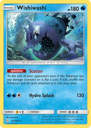 Wishiwashi (62)/236 Holo Rare Holofoil