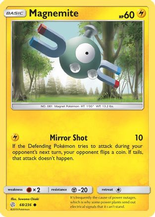 Magnemite (68)/236 Common Reverse Holofoil