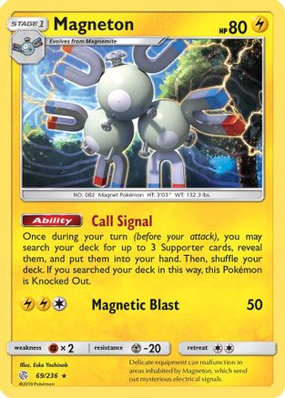 Magneton (69)/236 Holo Rare Holofoil
