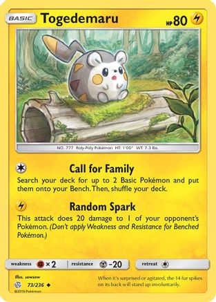Togedemaru - 73/236 (73)/236 Uncommon