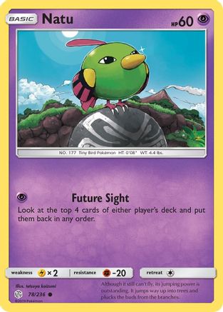 Natu (78)/236 Common Reverse Holofoil