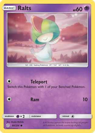 Ralts (80)/236 Common Reverse Holofoil