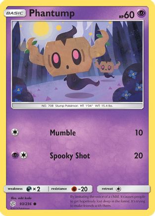 Phantump (93)/236 Common Reverse Holofoil