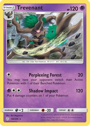 Trevenant (94)/236 Rare Reverse Holofoil