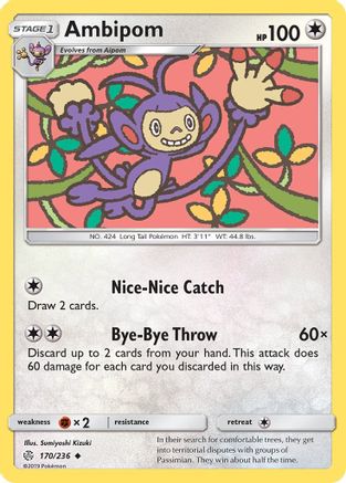 Ambipom (170)/236 Uncommon Reverse Holofoil