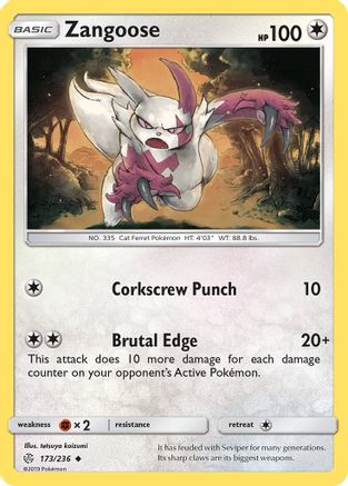 Zangoose (173)/236 Uncommon