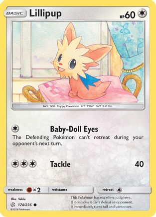 Lillipup (174)/236 Common Reverse Holofoil