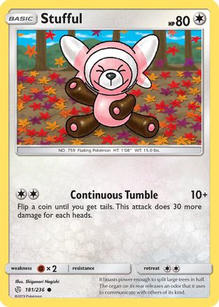 Stufful (181)/236 Common Reverse Holofoil