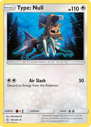 Type: Null (183)/236 Uncommon Reverse Holofoil