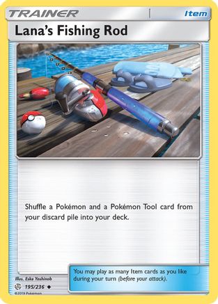 Lana's Fishing Rod (195)/236 Uncommon Reverse Holofoil