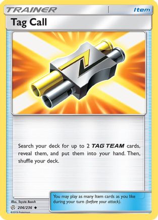 Tag Call (206)/236 Uncommon Reverse Holofoil