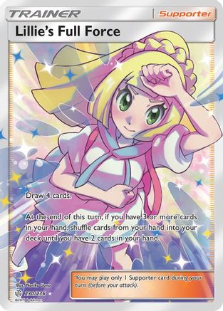 Lillie's Full Force (Full Art) (230)/236 Ultra Rare Holofoil