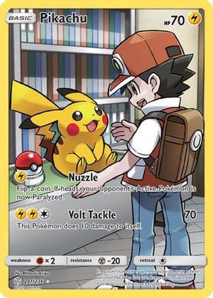 Pikachu (Secret) (241)/236 Secret Rare Holofoil (Cabinet-NM)