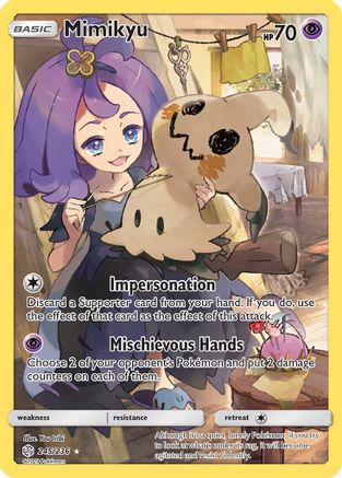 Mimikyu (Secret) (245)/236 Secret Rare Holofoil