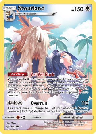 Stoutland (Secret) (248)/236 Secret Rare Holofoil