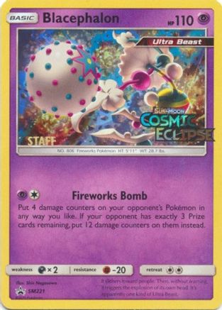 Blacephalon - SM221 (Prerelease) [Staff] (SM221) Promo Holofoil