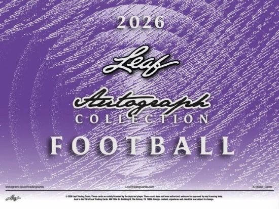 2026 Leaf Autograph Collection Football
