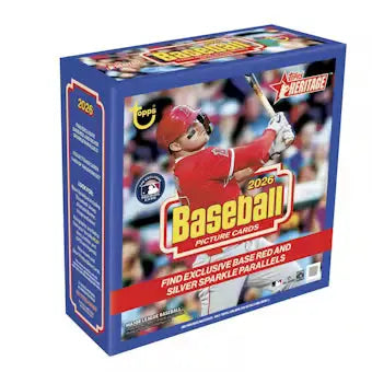 2026 Topps Heritage Baseball Mega Box Limit 5