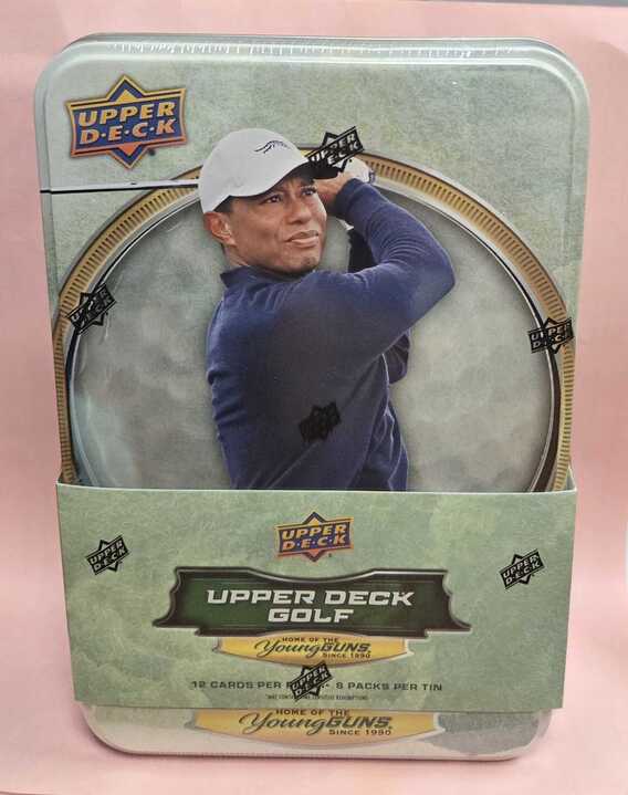 25 Upper Deck Golf Tin
