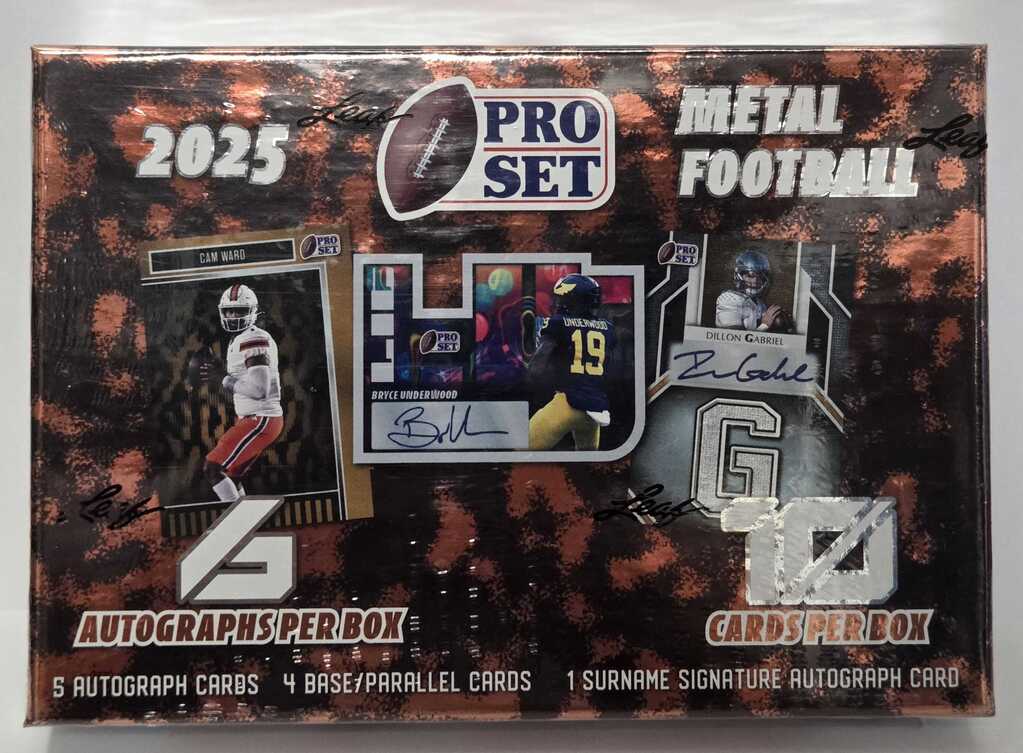 2025 Leaf Pro Set Metal Football