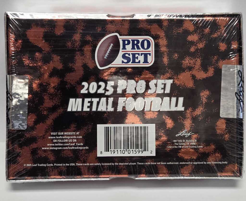 2025 Leaf Pro Set Metal Football