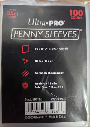 Card Sleeves Store Safe 100ct - LIMIT 20