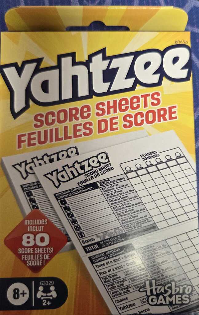 Yahtzee Pads