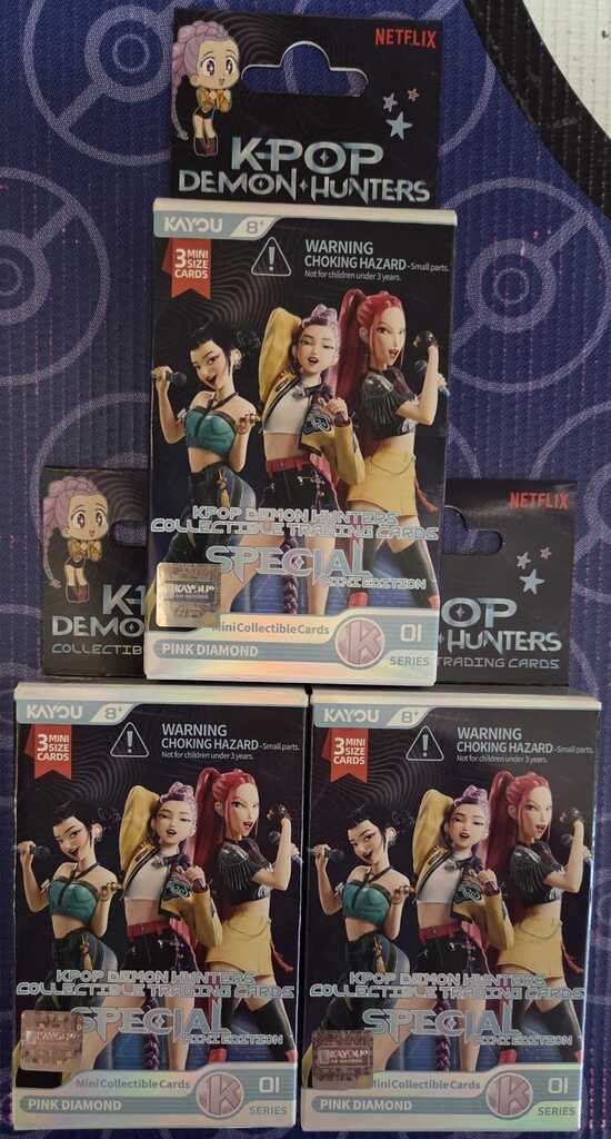 K Pop Demon Hunters World Tour Mini Cards