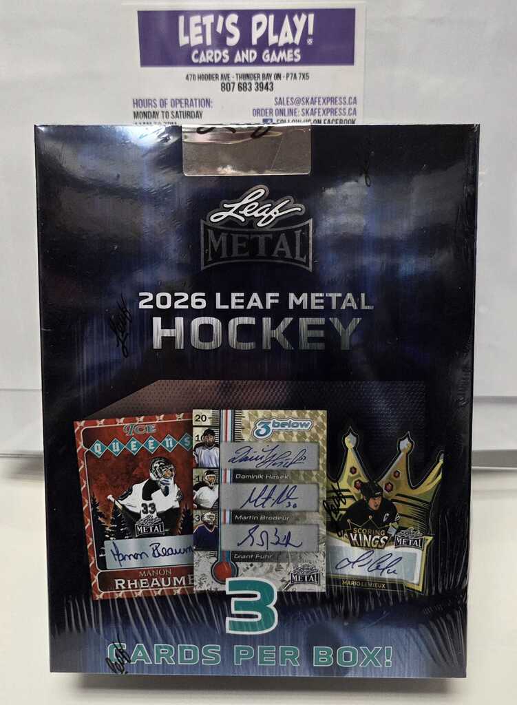 2026 Leaf Metal Hockey