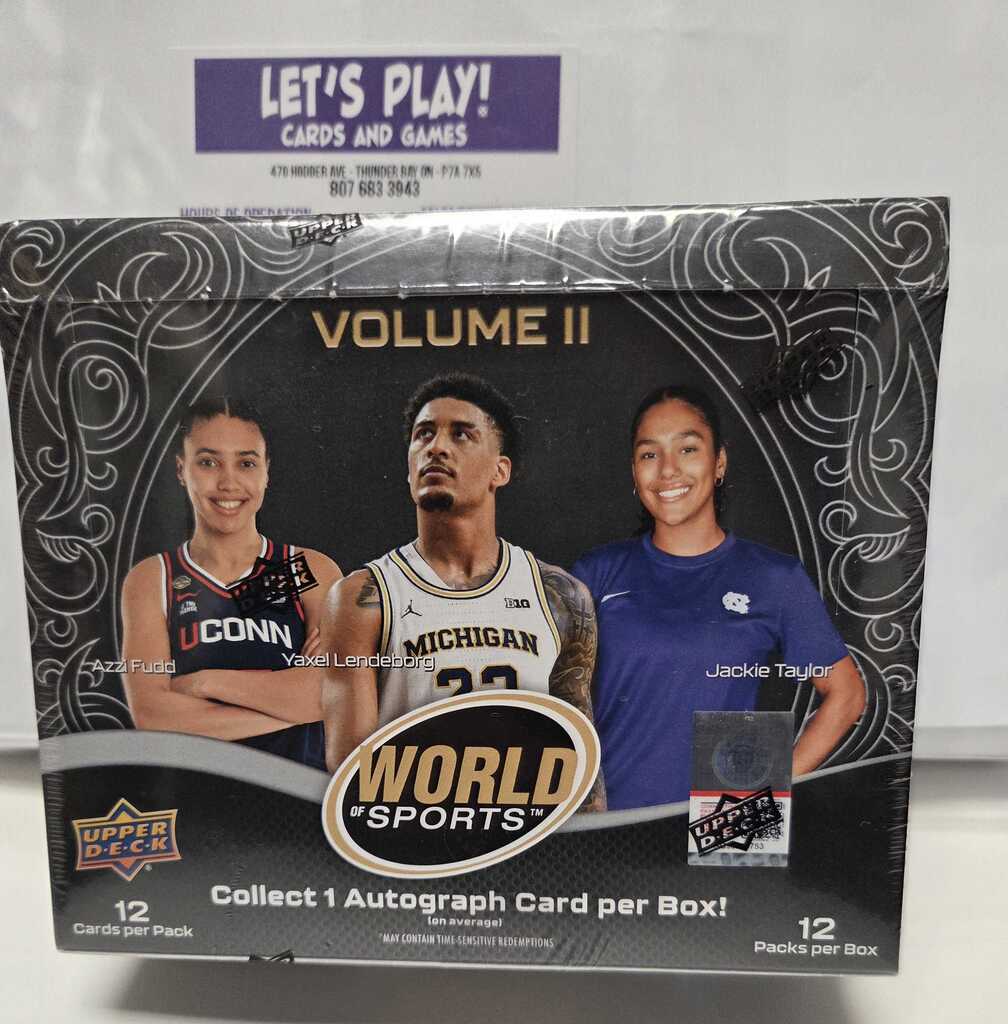 2025 Upper Deck World Of Sports Vol. 2