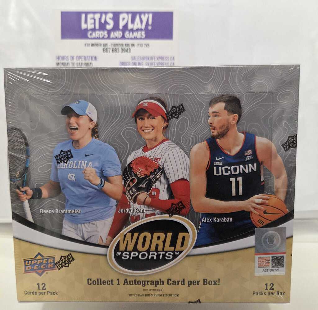 2025 Upper Deck World of Sports Volume 1