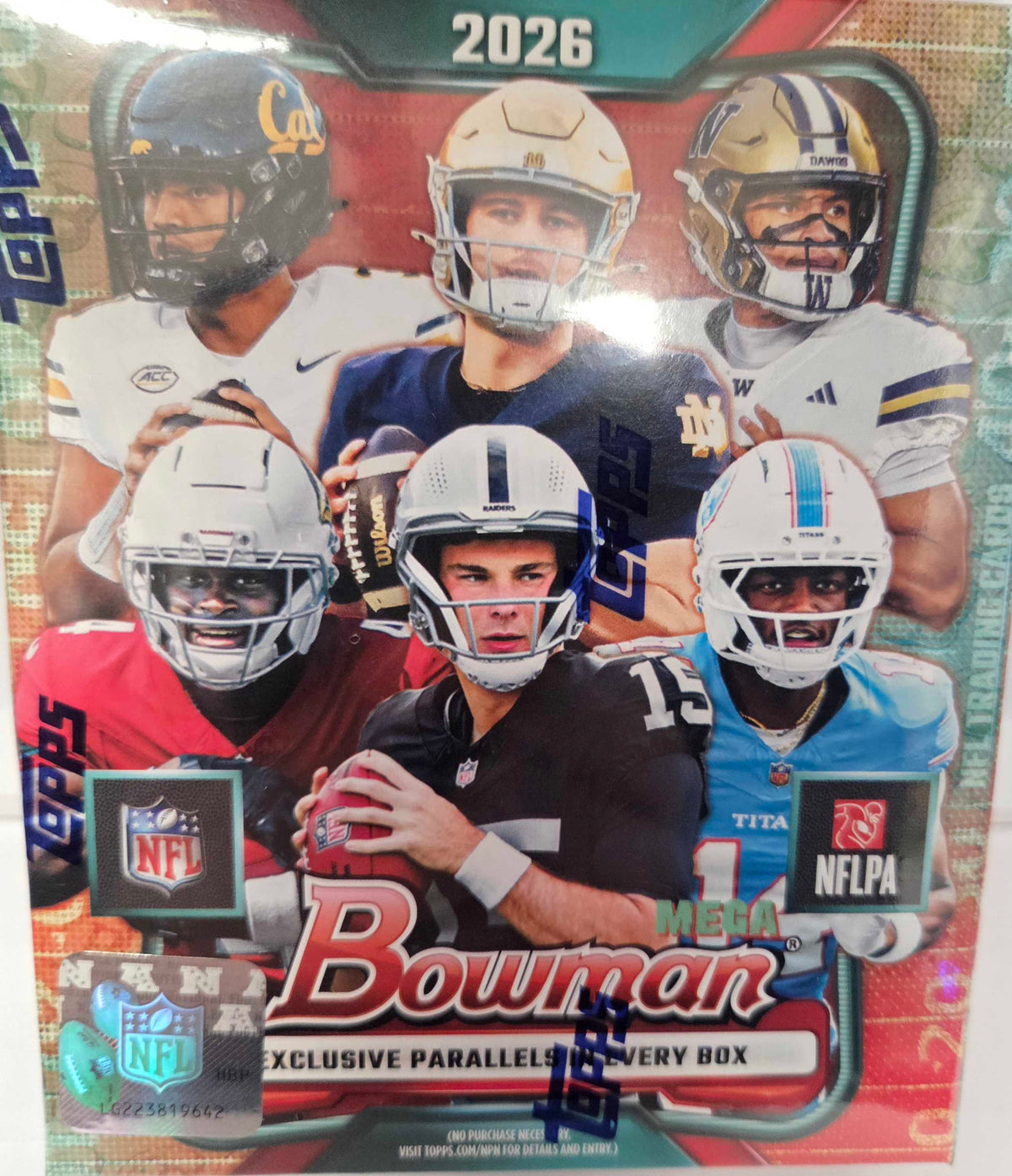 2026 Topps Bowman Football Mega Box Limit 2