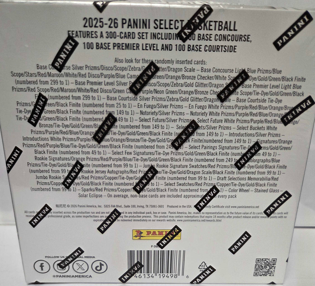 25/26 Panini Select Basketball