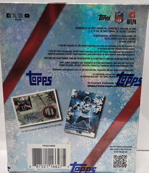 2026 Topps Holiday Football Mega Box Limit 1