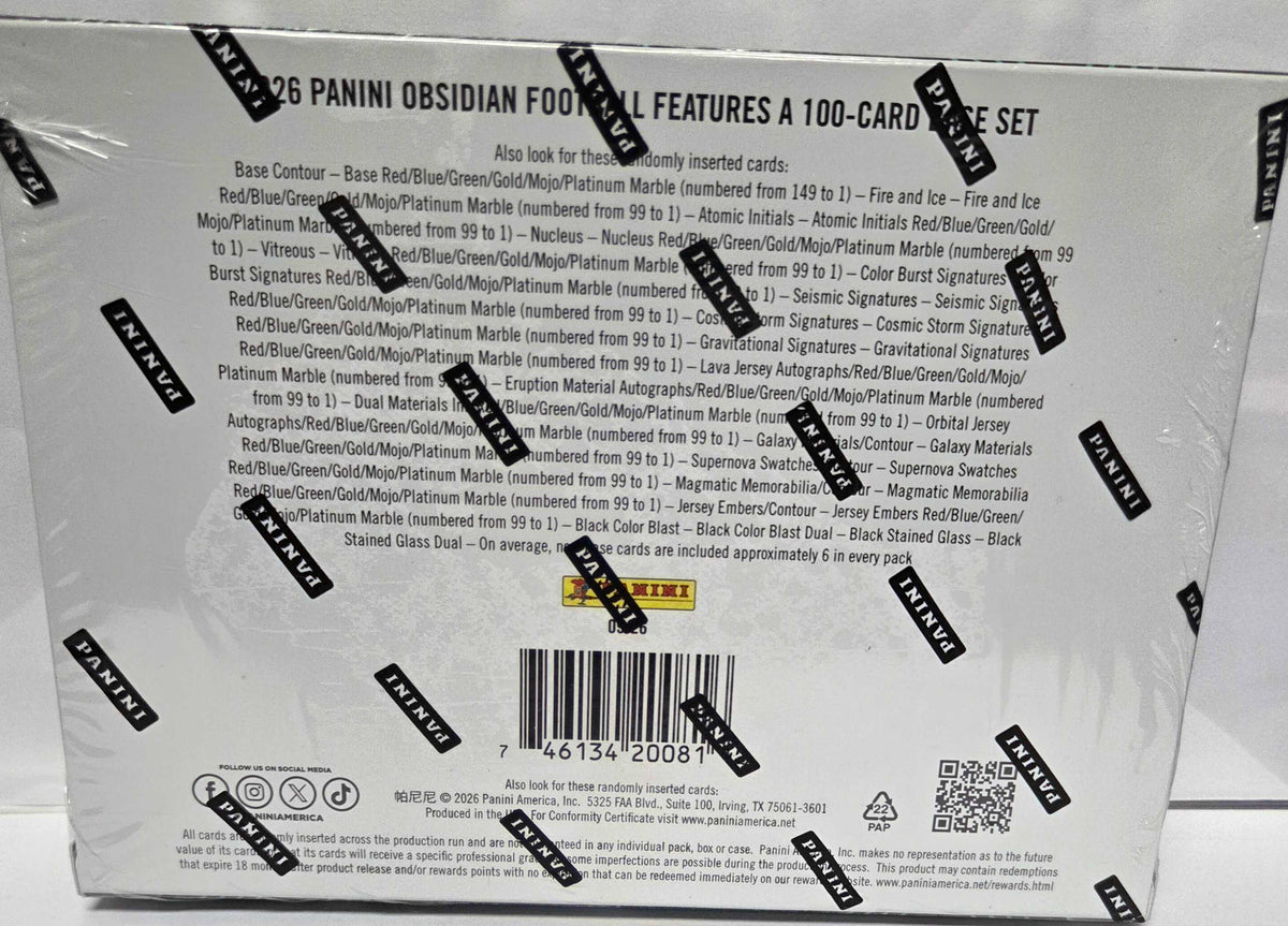 2026 Panini Obsidian Football