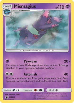 Mismagius - SM222 (SM222)/248 Promo Holofoil