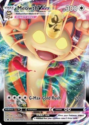Meowth VMAX - SWSH005 (SWSH005)/307 Promo Holofoil