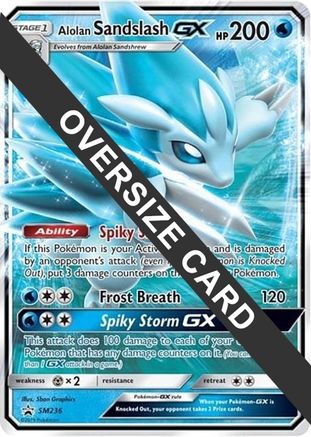 Alolan Sandslash GX - SM236 (SM236) Promo Holofoil