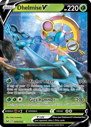 Dhelmise V (9)/202 Ultra Rare Holofoil