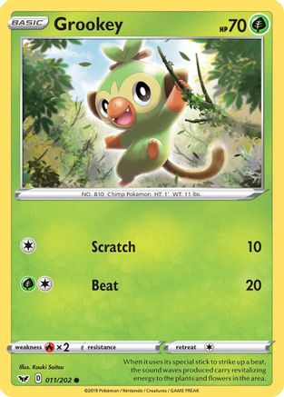 Grookey (011) (11)/202 Common