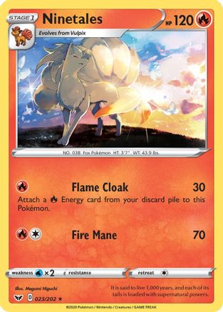 Ninetales (23)/202 Rare Reverse Holofoil