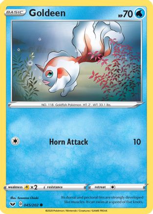Goldeen (045) (45)/202 Common Reverse Holofoil