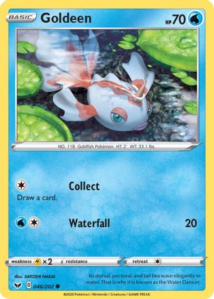 Goldeen (046) (46)/202 Common Reverse Holofoil