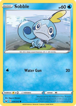 Sobble (054) (54)/202 Common Reverse Holofoil