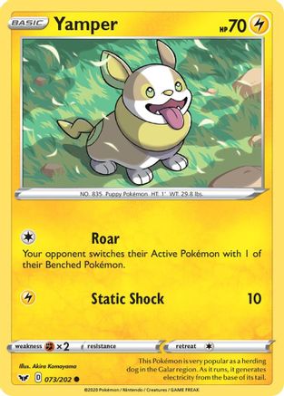 Yamper (073) (73)/202 Common Reverse Holofoil