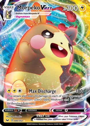 Morpeko VMAX (80)/202 Ultra Rare Holofoil