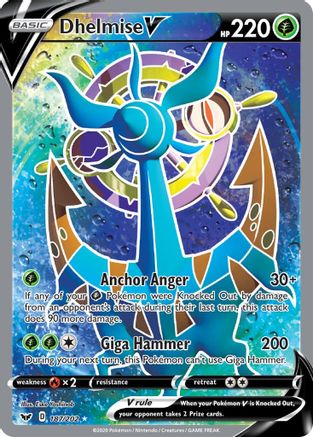 Dhelmise V (Full Art) (187)/202 Ultra Rare Holofoil
