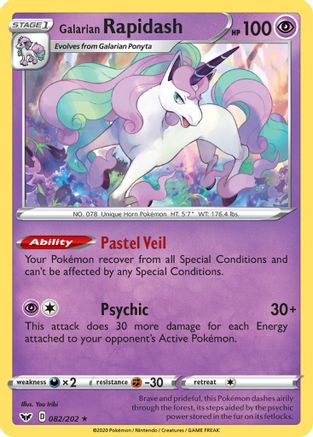 Galarian Rapidash (82)/202 Rare